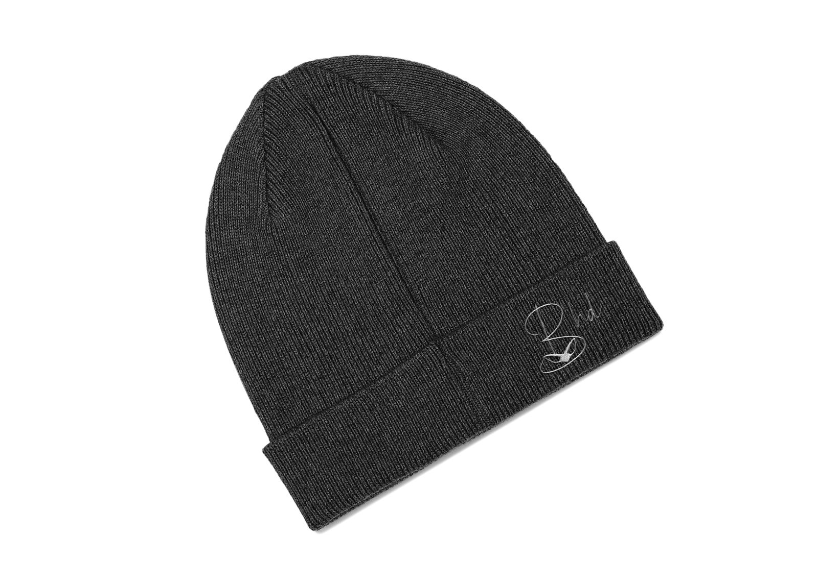 Bonnet côtelé BHD, anthracite