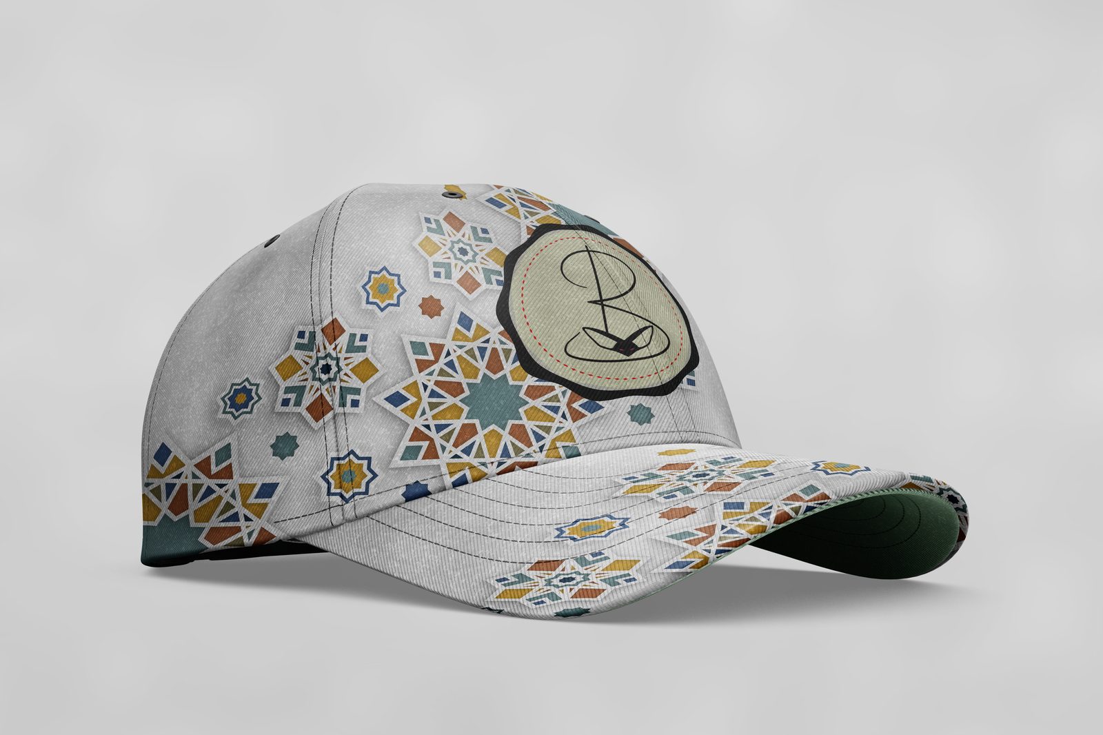 Casquette BHD motif mosaïque Ziban
