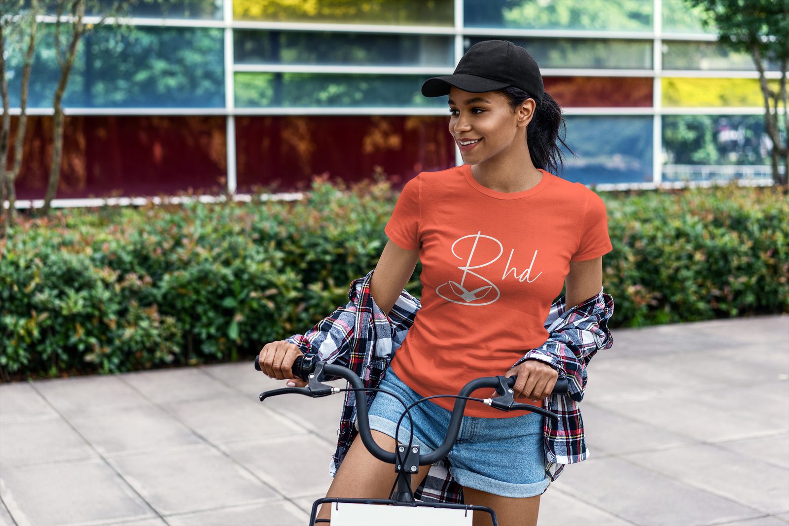 T-shirt essentiel femme BHD, corail