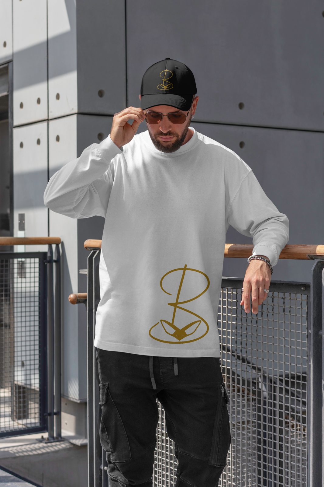 Ensemble oversize BHD, blanc