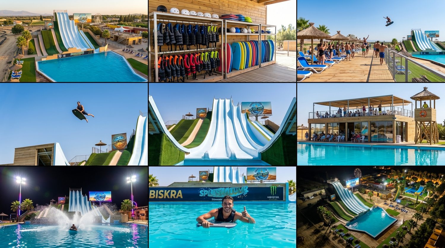 Splash Jump, toboggans aquatiques